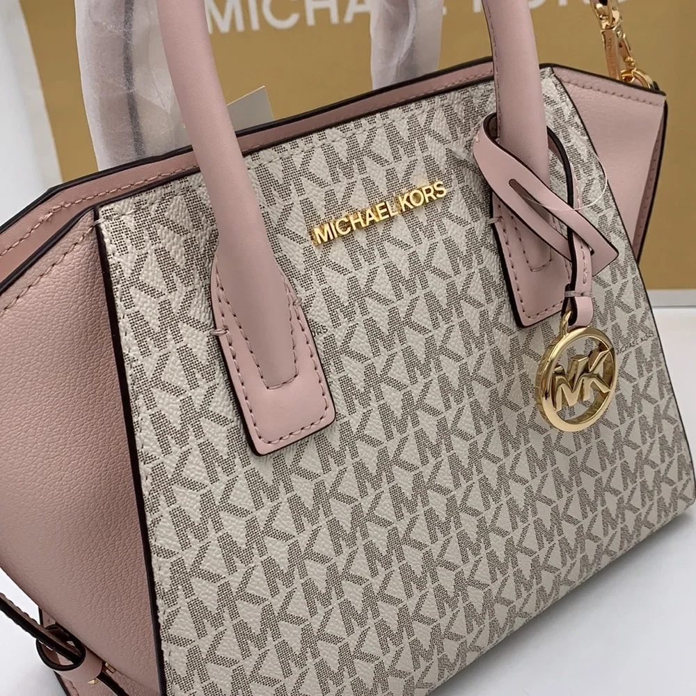 MICHAEL KORS
Avril Small Logo Top-Zip Satchel Powder Blush Multi signature color - Picture 6 of 16